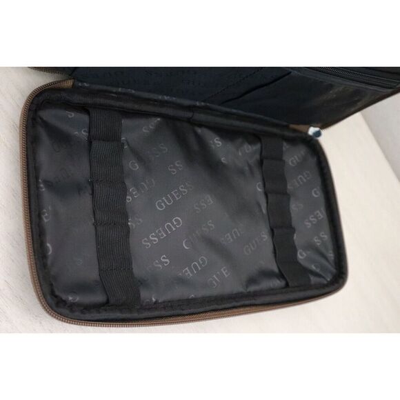 GUESS V7200082 Mocha Junction Travel Overnight Toiletry Cosmetic Case Bag $148 - Picture 8 of 11